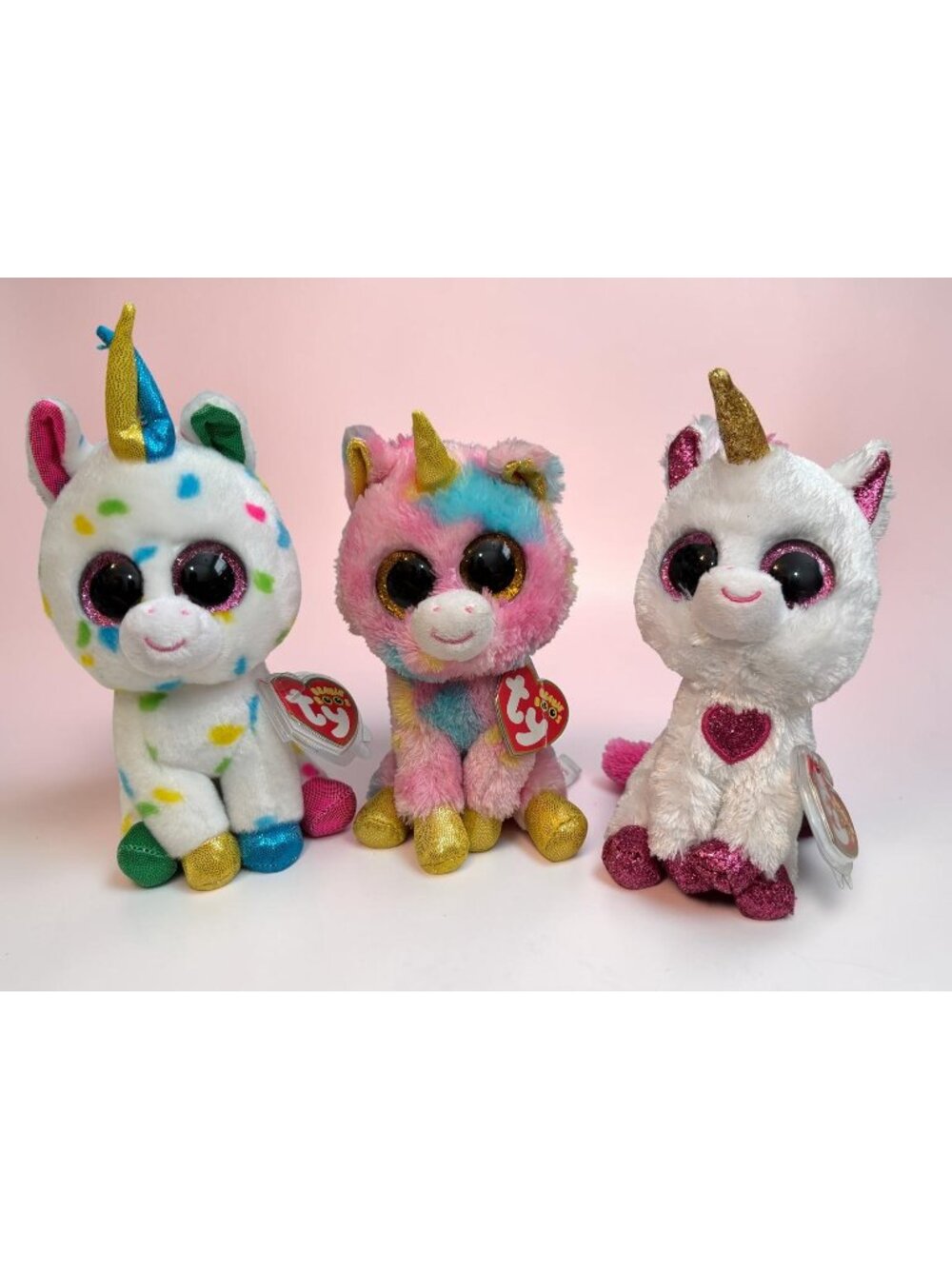 Ty Beanie Boo Unicorn Plush Set Cherie, Harmonie, Fantasia 6-Inch Collectible St